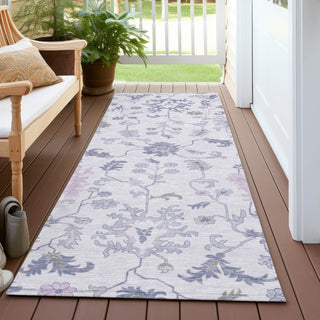 Piper Looms Chantille Global ACN1854 Lavender Machine Washable Area Rug Runner Outdoor Lifestyle Image Feature