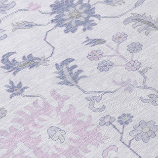 Piper Looms Chantille Global ACN1854 Lavender Machine Washable Area Rug Swatch Image