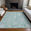 Piper Looms Chantille Global ACN1854 Seafoam Machine Washable Area Rug Lifestyle Image Feature