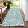 Piper Looms Chantille Global ACN1854 Seafoam Machine Washable Area Rug Runner Outdoor Lifestyle Image Feature