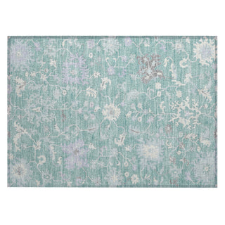 Piper Looms Chantille Global ACN1854 Seafoam Machine Washable Area Rug Scatter Main Image