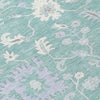 Piper Looms Chantille Global ACN1854 Seafoam Machine Washable Area Rug Swatch Image