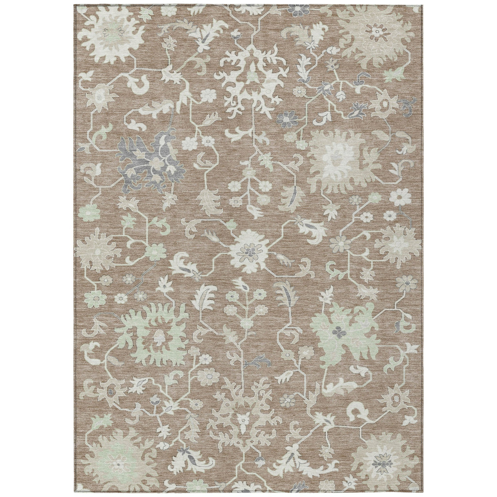Piper Looms Chantille Global ACN1854 Taupe Machine Washable Area Rug main image
