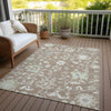 Piper Looms Chantille Global ACN1854 Taupe Machine Washable Area Rug Outdoor Lifestyle Image Feature