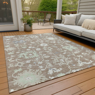 Piper Looms Chantille Global ACN1854 Taupe Machine Washable Area Rug Outdoor Lifestyle Image Feature