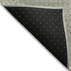 Piper Looms Chantille Geometric ACN1855 Beige Machine Washable Area Rug Backing Image