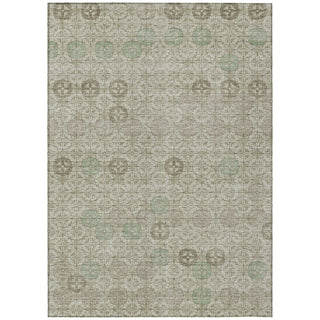 Piper Looms Chantille Geometric ACN1855 Beige Machine Washable Area Rug main image