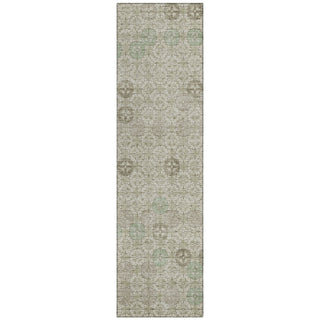 Piper Looms Chantille Geometric ACN1855 Beige Machine Washable Area Rug Runner Main Image