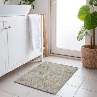 Piper Looms Chantille Geometric ACN1855 Beige Machine Washable Area Rug Scatter Lifestyle Image Feature