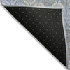 Piper Looms Chantille Geometric ACN1855 Blue Machine Washable Area Rug Backing Image