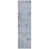Piper Looms Chantille Geometric ACN1855 Blue Machine Washable Area Rug Runner Main Image