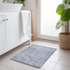 Piper Looms Chantille Geometric ACN1855 Blue Machine Washable Area Rug Scatter Lifestyle Image Feature