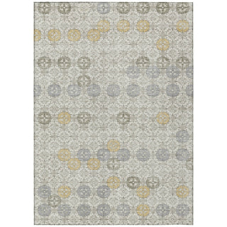 Piper Looms Chantille Geometric ACN1855 Ivory Machine Washable Area Rug main image