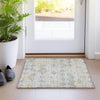 Piper Looms Chantille Geometric ACN1855 Ivory Machine Washable Area Rug Scatter Lifestyle Image Feature