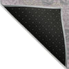 Piper Looms Chantille Geometric ACN1855 Plum Machine Washable Area Rug Backing Image