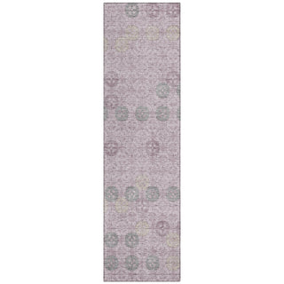 Piper Looms Chantille Geometric ACN1855 Plum Machine Washable Area Rug Runner Main Image