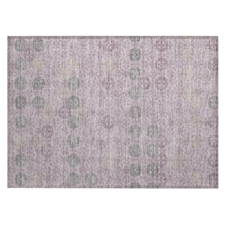 Piper Looms Chantille Geometric ACN1855 Plum Machine Washable Area Rug Scatter Main Image