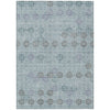 Piper Looms Chantille Geometric ACN1855 Teal Machine Washable Area Rug main image