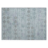 Piper Looms Chantille Geometric ACN1855 Teal Machine Washable Area Rug Scatter Main Image