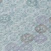 Piper Looms Chantille Geometric ACN1855 Teal Machine Washable Area Rug Swatch Image