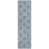 Piper Looms Chantille Damask ACN1856 Blue Machine Washable Area Rug Runner Main Image