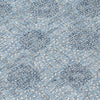 Piper Looms Chantille Damask ACN1856 Blue Machine Washable Area Rug Swatch Image