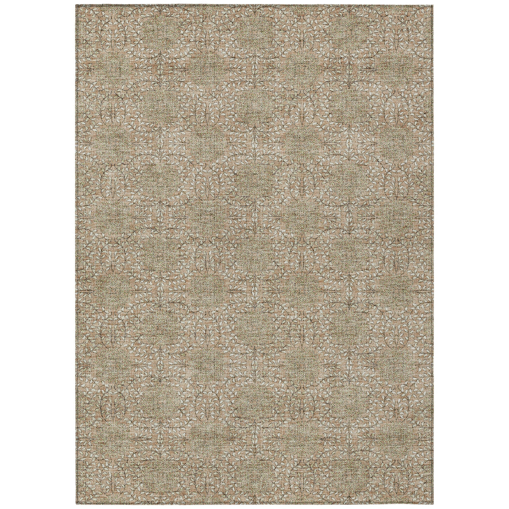 Piper Looms Chantille Damask ACN1856 Copper Machine Washable Area Rug main image