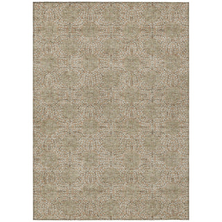 Piper Looms Chantille Damask ACN1856 Copper Machine Washable Area Rug main image
