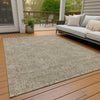 Piper Looms Chantille Damask ACN1856 Copper Machine Washable Area Rug Outdoor Lifestyle Image Feature