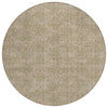 Piper Looms Chantille Damask ACN1856 Copper Machine Washable Area Rug Round Main Image
