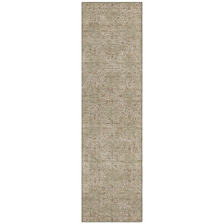 Piper Looms Chantille Damask ACN1856 Copper Machine Washable Area Rug Runner Main Image