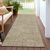 Piper Looms Chantille Damask ACN1856 Copper Machine Washable Area Rug Runner Outdoor Lifestyle Image Feature