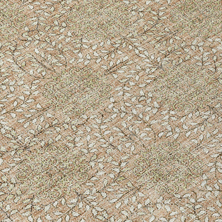 Piper Looms Chantille Damask ACN1856 Copper Machine Washable Area Rug Swatch Image