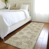 Piper Looms Chantille Damask ACN1856 Gold Machine Washable Area Rug Runner Lifestyle Image Feature