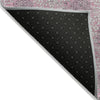 Piper Looms Chantille Damask ACN1856 Pink Machine Washable Area Rug Backing Image