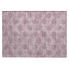 Piper Looms Chantille Damask ACN1856 Pink Machine Washable Area Rug Scatter Main Image