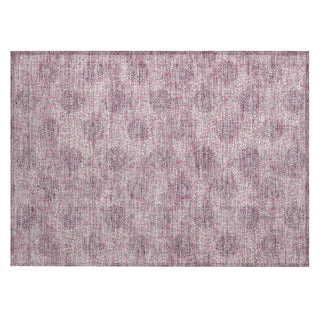 Piper Looms Chantille Damask ACN1856 Pink Machine Washable Area Rug Scatter Main Image