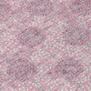 Piper Looms Chantille Damask ACN1856 Pink Machine Washable Area Rug Swatch Image
