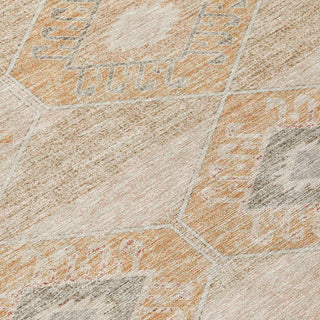 Piper Looms Chantille Aztec ACN1857 Copper Machine Washable Area Rug Swatch Image
