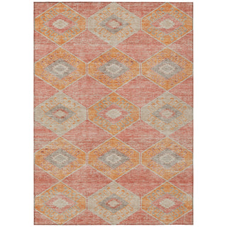 Piper Looms Chantille Aztec ACN1857 Coral Machine Washable Area Rug main image