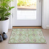 Piper Looms Chantille Aztec ACN1857 Green Machine Washable Area Rug Scatter Lifestyle Image Feature