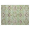 Piper Looms Chantille Aztec ACN1857 Green Machine Washable Area Rug Scatter Main Image