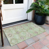Piper Looms Chantille Aztec ACN1857 Green Machine Washable Area Rug Scatter Outdoor Lifestyle Image Feature
