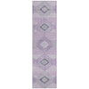 Piper Looms Chantille Aztec ACN1857 Lavender Machine Washable Area Rug Runner Main Image