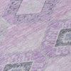 Piper Looms Chantille Aztec ACN1857 Lavender Machine Washable Area Rug Swatch Image