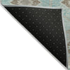 Piper Looms Chantille Aztec ACN1857 Teal Machine Washable Area Rug Backing Image