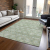Piper Looms Chantille Lattice ACN1858 Aloe Machine Washable Area Rug Lifestyle Image Feature