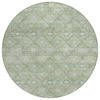 Piper Looms Chantille Lattice ACN1858 Aloe Machine Washable Area Rug Round Main Image