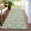 Piper Looms Chantille Lattice ACN1858 Aloe Machine Washable Area Rug Runner Outdoor Lifestyle Image Feature