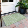 Piper Looms Chantille Lattice ACN1858 Green Machine Washable Area Rug Scatter Outdoor Lifestyle Image Feature